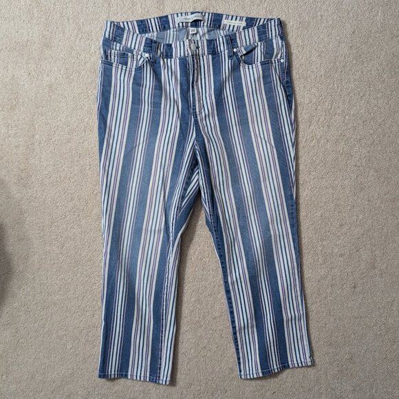 NWOT Striped Vintage America Jeans - Picture 2 of 4